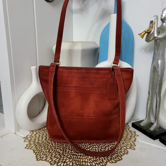 Vintage COACH Tribeca Tote In Copper 4393 - Picture 1 of 16